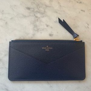 Louis Vuitton-Jeanne Wallet-Navy coin insert